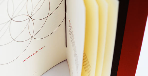 Unified by the event booklet, other promotional pieces include the flipbook, guerilla chalk, and blank poster campaign.