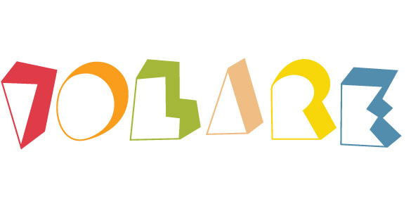 Aerial arts, acrobatics, and even exercise can seem daunting and impossible. The logotype is both fun and approachable; the angular letterforms reflect the strength built at Volare.